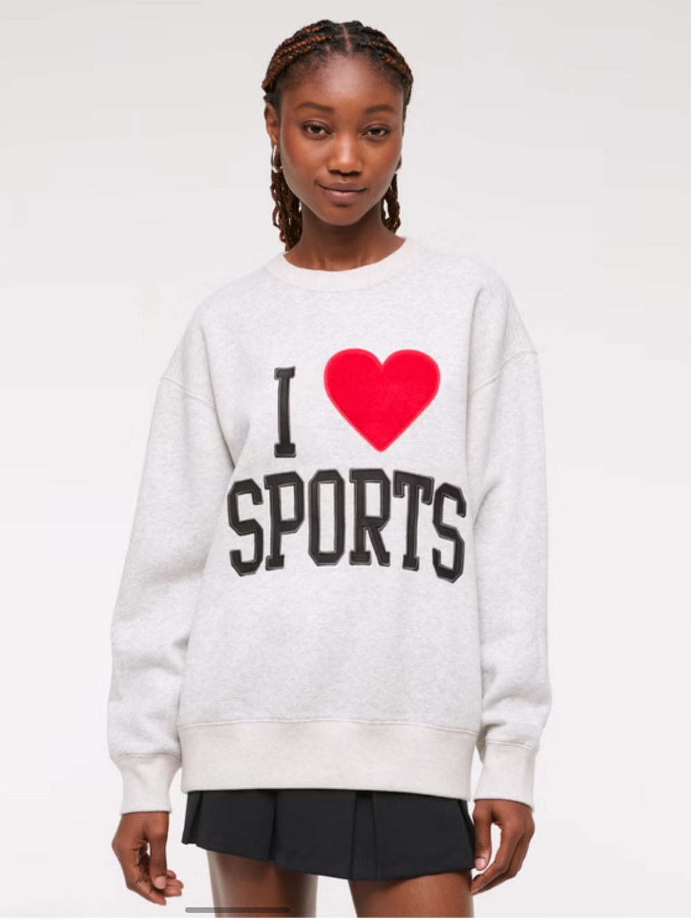 Abercrombie & Fitch I ♥ Sports Sweatshirt Size Medium NWT
